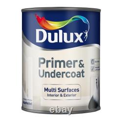 Dulux Paint Primer & Undercoat Multi-Surface Interior or Exterior 750ml or 2.5 L