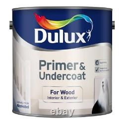Dulux Primer & Undercoat for Wood Paint 2.5l