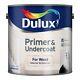 Dulux Primer & Undercoat For Wood Paint 2.5l