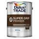 Dulux Trade Super Grip Primer White 1l, 2.5l & 5l For Ceramic Tiles/glass