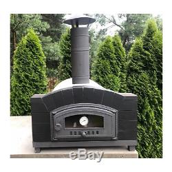 Ferro1 Outdoor wood fired Pizza oven Bread oven with chimney Solid quality