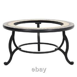 Fire Pit Table Outdoor BBQ Grill Firepit Brazier Garden Log Stove Patio Heater