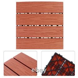 Garden Tiles Decking Tiles Outdoor Wood Plastic Composite Floor Pavers Brick