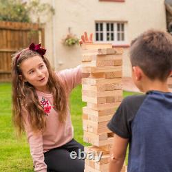 Giant Wooden Jenga Outdoor Play Kids Garden Games