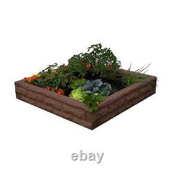 Good Ideas Garden Wizard Outdoor Self Watering Raised Garden Bed, Red Brick