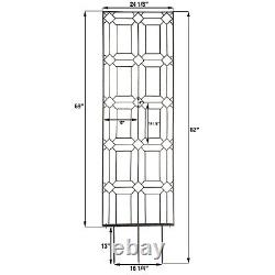 H Potter GAR258W1 Wall Trellis Metal Iron Garden Scroll with Mounting Brackets