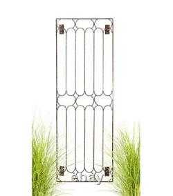 H Potter GAR628W1 Wall Trellis Metal Iron with Mounting Brackets