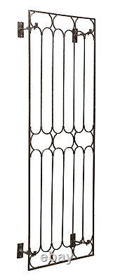 H Potter GAR628W1 Wall Trellis Metal Iron with Mounting Brackets