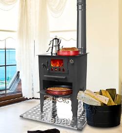 Handmade Fireplace Stove, Heating and Cooking Stove Cast Iron Oven Cooker