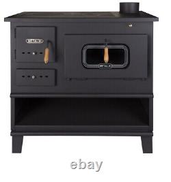 High Efficiant Modern Wood Burning Stove Metalik Balkan 8 kW