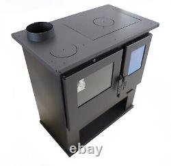 High Efficiant Modern Wood Burning Stove Verso CS Lite Left 7.7 kW