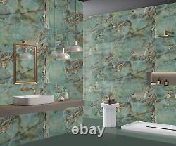High Gloss Green Polished Porcelain Tiles 60x120cm for Walls & Floors