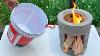 How To Cast A Smokeless Stove With Cement And Paint Bucket
