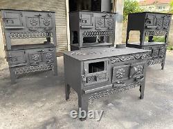 Indoor and Outdoor Fireplace Cooker, Oven with Oven, Handmade Extra Large stove