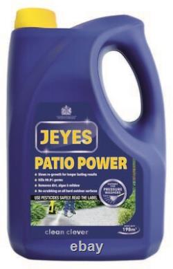 Jeyes Patio Power Concentrate 4L Removes Dirt, Algae & Mildew
