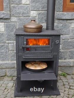 Large Oven Stove, Heating Stove, Kitchen Oven, Cooking Stove with Fireplace