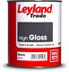 Leyland Trade High Gloss Black & Brilliant White Various Sizes Available