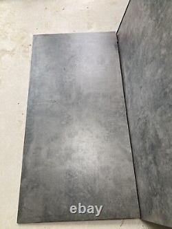 Metallic Matt Black Grey Porcelain Tiles 60x120cm for Walls&Floor