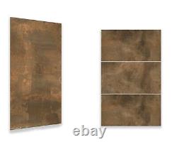 Metallic Matt Brown Copper Porcelain Tiles 60x120cm for Walls&Floors