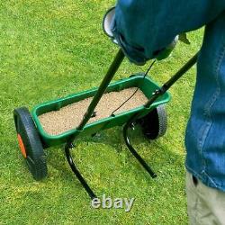 Miracle-Gro Garden DROP Spreader Lawn Grass Seed Feed Fertiliser Dispenser