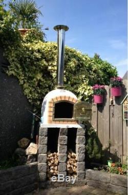 Outdoor Brick Wood Fired Pizza Oven 60cm Prestige Package