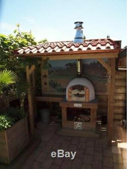 Outdoor Brick Wood Fired Pizza Oven 60cm Prestige Package