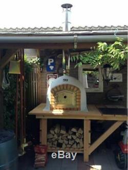 Outdoor Brick Wood Fired Pizza Oven 80cm Prestige Package