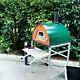 Outdoor Wood Fired Oven Pizza Party 70x70 Green Italian Pizza Oven For Garden
