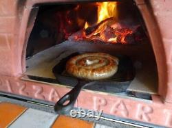 Outdoor wood fired oven Pizza Party 70x70 GREEN italian pizza oven for garden
