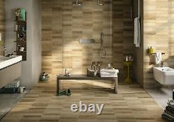 Parquet Realistic HD Wood Grain Effect Porcelain Wall Floor External Brick Tiles
