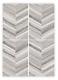Quality Matt Herringbone Grey Silver Porcelain Tiles 60x120cm For Walls&floors
