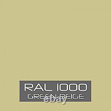 RAL 1000 Green Beige Masonry Paint by Buzzweld Algaecide Fungicide Matt
