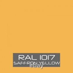RAL 1017 Saffron Yellow Masonry Paint by Buzzweld Algaecide Fungicide Matt
