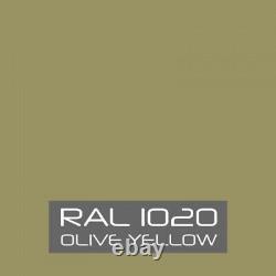 RAL 1020 Olive Yellow Masonry Paint by Buzzweld Algaecide Fungicide Matt
