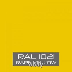 RAL 1021 Rape (Colza) Yellow House Paint by Buzzweld Algaecide Fungicide Matt