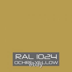 RAL 1024 Ochre Yellow House Paint by Buzzweld Algaecide Fungicide Matt