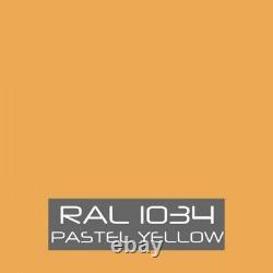 RAL 1034 Pastel Yellow Masonry Paint by Buzzweld Algaecide Fungicide Matt