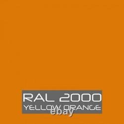 RAL 2000 Yellow Orange Masonry Paint by Buzzweld Algaecide Fungicide Matt