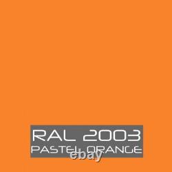RAL 2003 Pastel Orange Masonry Paint by Buzzweld Algaecide Fungicide Matt