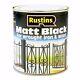 Rustins Matt Black Paint 2.5l