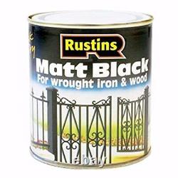 RUSTINS Matt Black Paint 2.5L