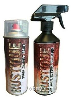 Real Spray on Rust Paint Kit 400ml