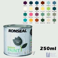Ronseal 250ml Outdoor Garden Paint Exterior Wood, Metal, Brick, Shed & Fence