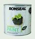 Ronseal 2.5l Outdoor Garden Paint Wood, Metal, Brick, Shed & Fence Charcoal Grey