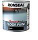 Ronseal Diamond Hard Floor Paint 2.5l- Black Satin