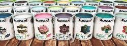 Ronseal Garden Paint 750ml Colours For Wood Brick Terracotta Metal Outdoor