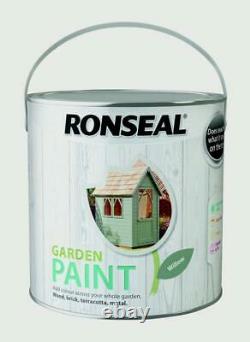 Ronseal Outdoor Garden Paint For Exterior Wood Metal Brick All Colours / Sizes