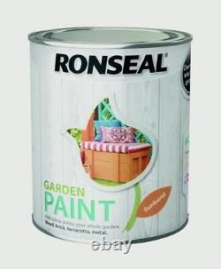 Ronseal Outdoor Garden Paint / For Exterior Wood Metal Stone Brick / All Colours
