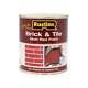 Rustins Quick Dry Brick Tile Paint Matt Red 2.5 Litre