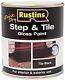 Rustins Stblw250 Quick Dry Step & Tile Black 250ml
